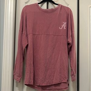 PressBox Dusty Pink Spirit Jersey University of Alabama Long Sleeve